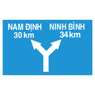 Biển số I.414a "Chỉ hướng đường"