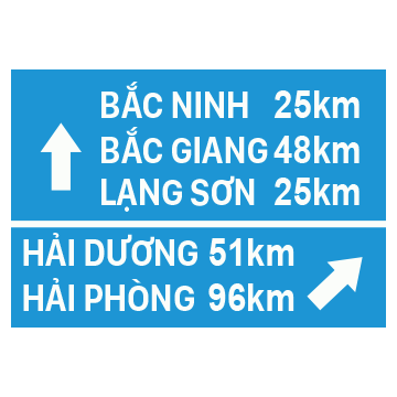 Biển số I.414c "Chỉ hướng đường"